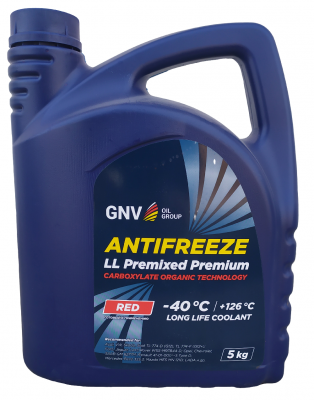 GNV Antifreeze LL Concentrate Premium - Антифриз RED G12+