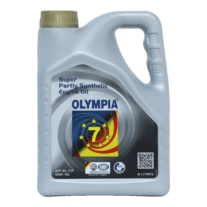 Масло моторное Olympia 10w40 SN PLUS Super Partly Synthetic Engine Oil