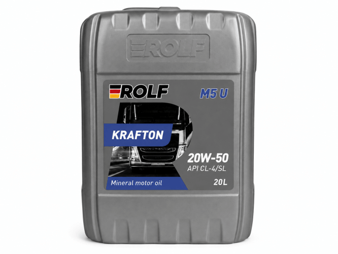 Масло дизельное ROLF KRAFTON M5 U 20W-50 API CI-4/SL